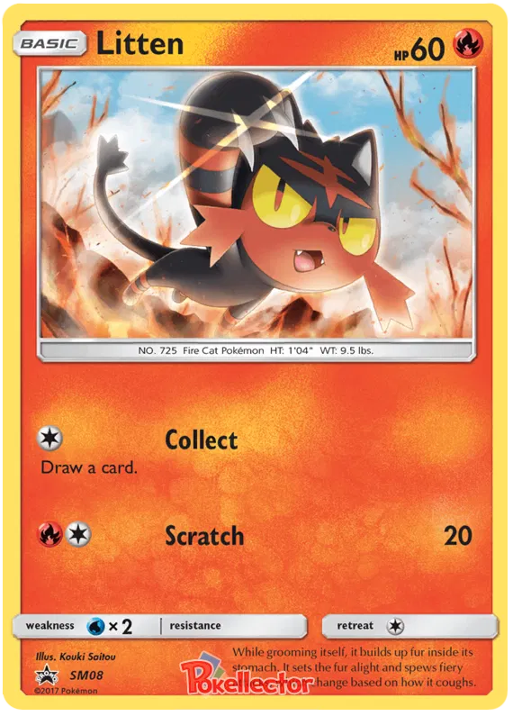 Litten - Sun & Moon Promos #8