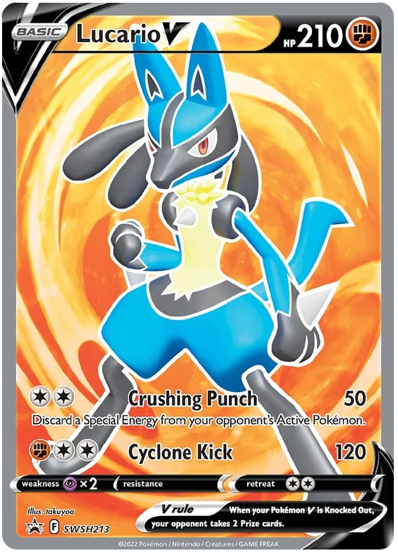 Lucario V - Sword & Shield Promos #213