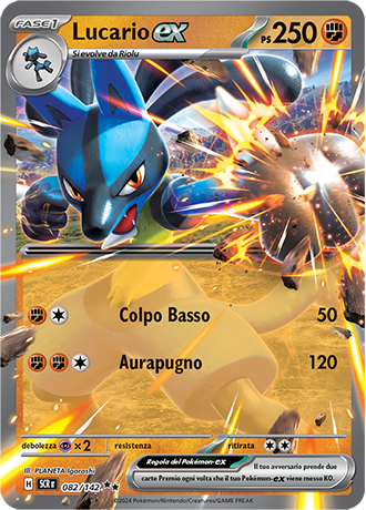 Lucario ex - Corona Astrale #82