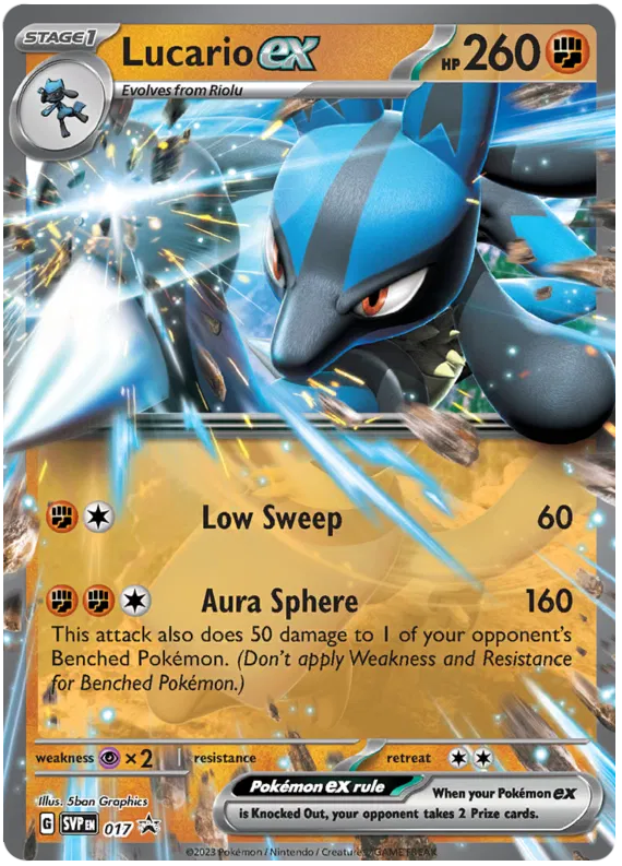 Lucario ex - Scarlatto & Violetto Promos #17