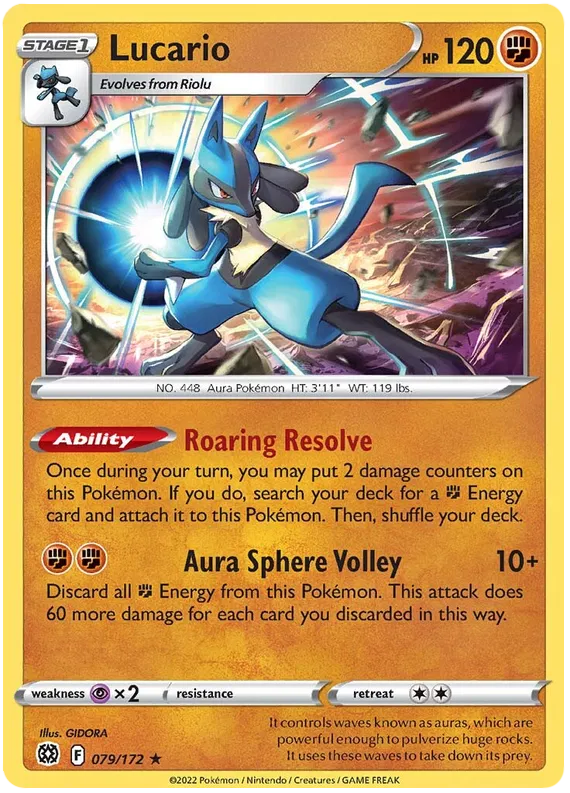 Lucario - Brilliant Stars #79