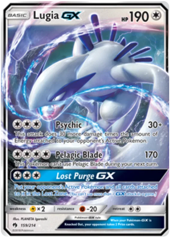 Lugia GX - Lost Thunder #159