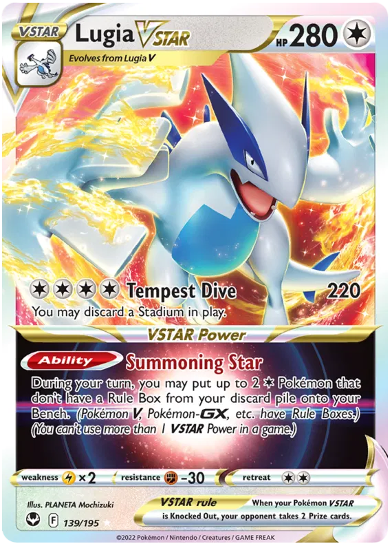 Lugia VSTAR - Tempesta Argentata #139