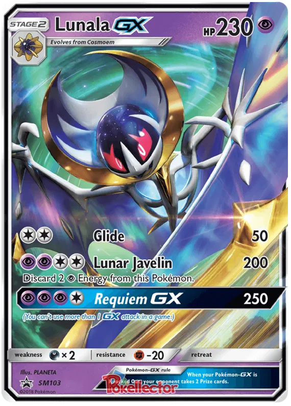 Lunala GX - Sun & Moon Promos #103