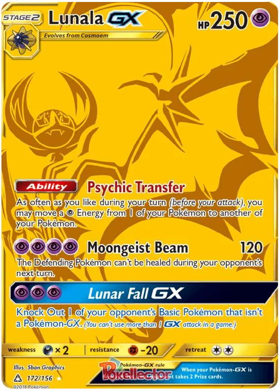 Lunala GX - Ultra Prism #172