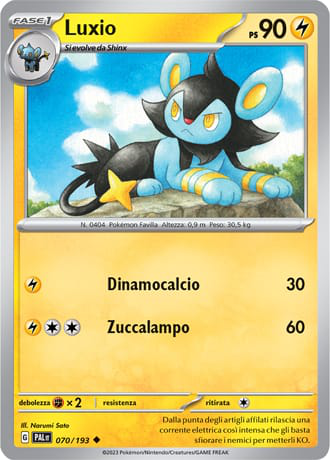 Luxio - Evoluzioni A Paldea	 #70