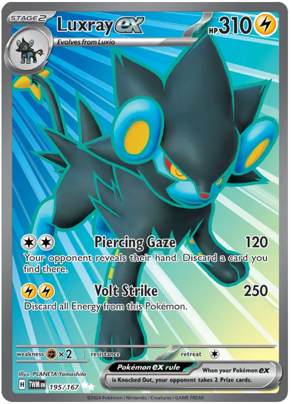 Luxray ex - Crepuscolo Mascherato #195