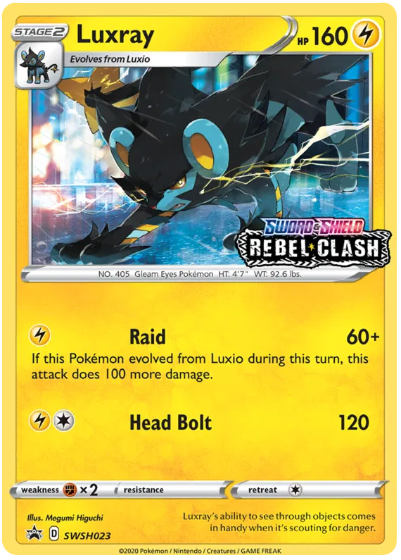 Luxray - Sword & Shield Promos #23