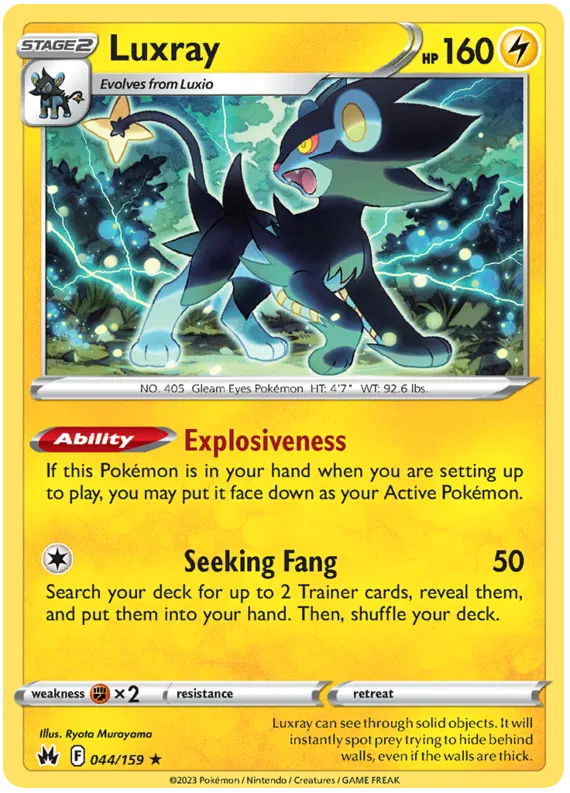 Luxray - Crown Zenith #44