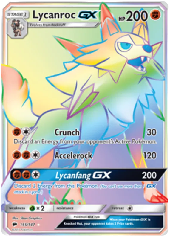 Lycanroc GX - Burning Shadows #155