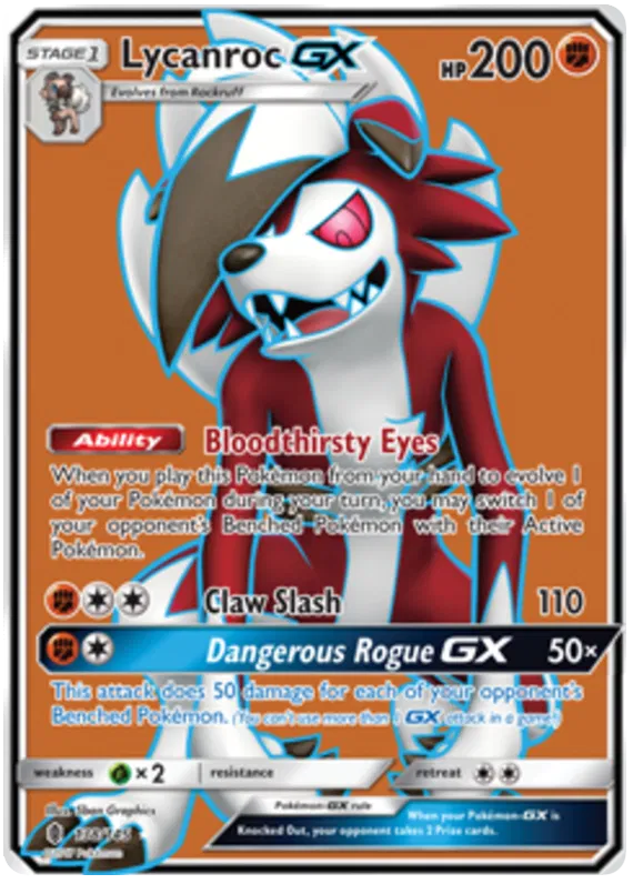 Lycanroc GX - Guardians Rising #138