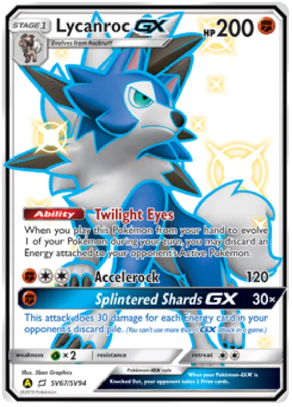 Lycanroc GX - Hidden Fates #67