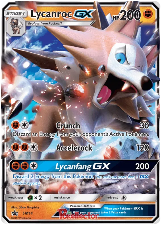 Lycanroc GX - Sun & Moon Promos #14