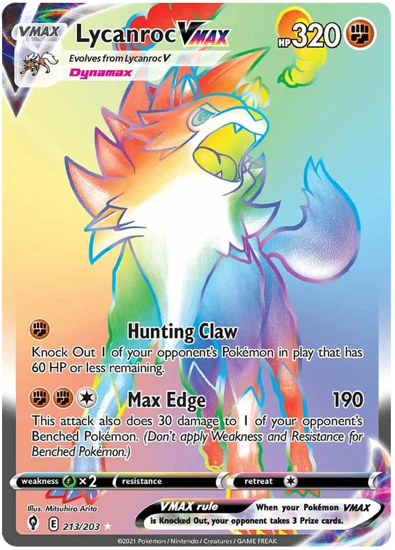 Lycanroc VMAX - Evolving Skies #213