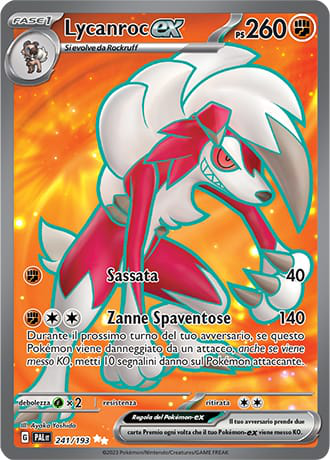 Lycanroc ex - Evoluzioni A Paldea	 #241