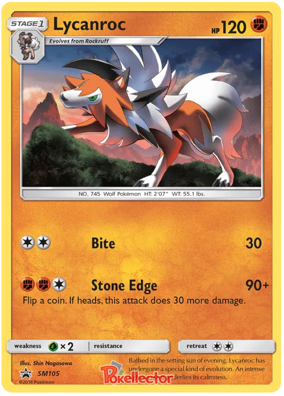 Lycanroc - Sun & Moon Promos #105