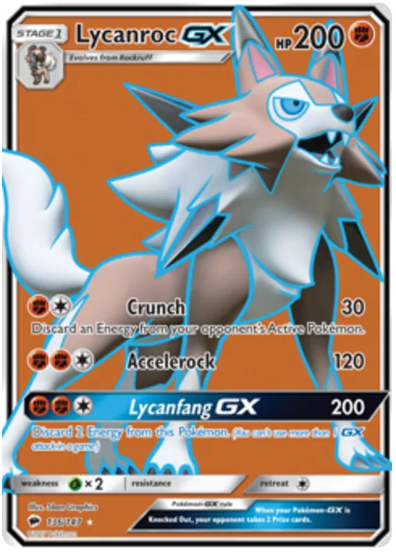 Lycanroc GX - Burning Shadows #136