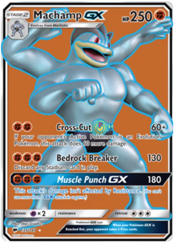 Machamp GX - Burning Shadows #135