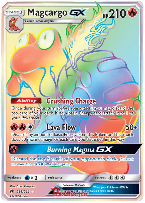 Magcargo GX - Lost Thunder #218