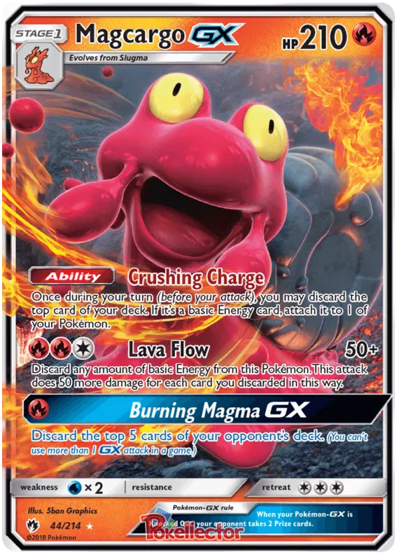 Magcargo GX - Lost Thunder #44