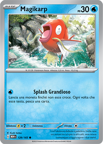 Magikarp - Scarlatto & Violetto - 151 #129