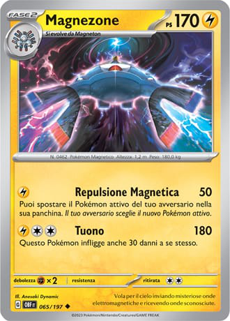 Magnezone - Ossidiana Infuocata #65