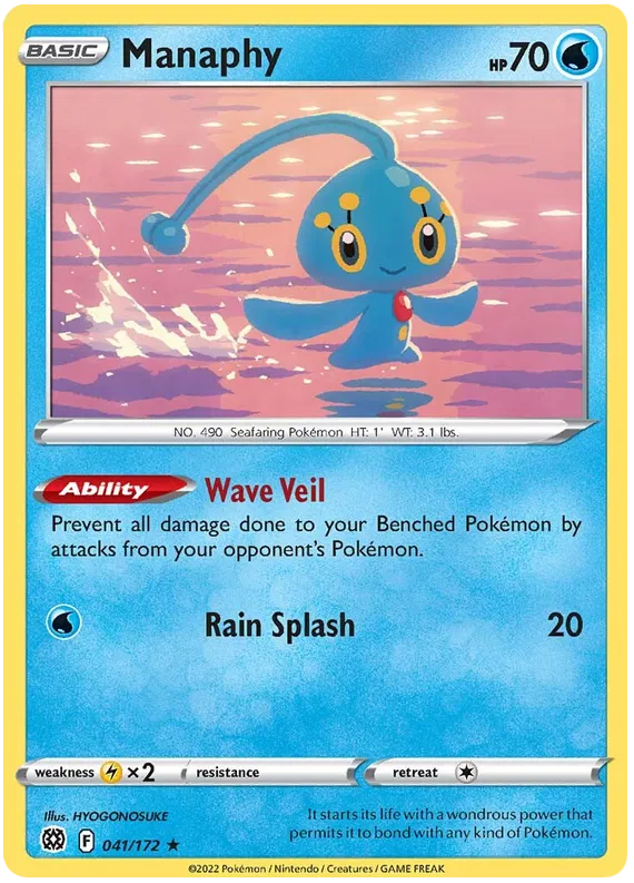 Manaphy - Brilliant Stars #41