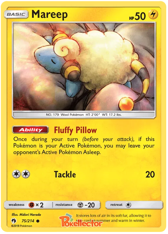 Mareep - Lost Thunder #75