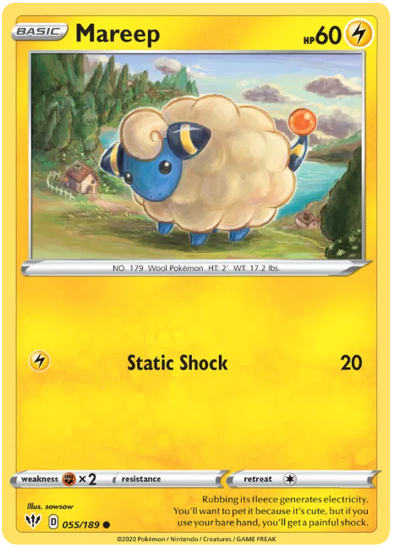 Mareep - Darkness Ablaze #55