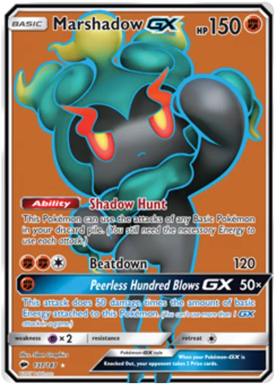 Marshadow GX - Burning Shadows #137