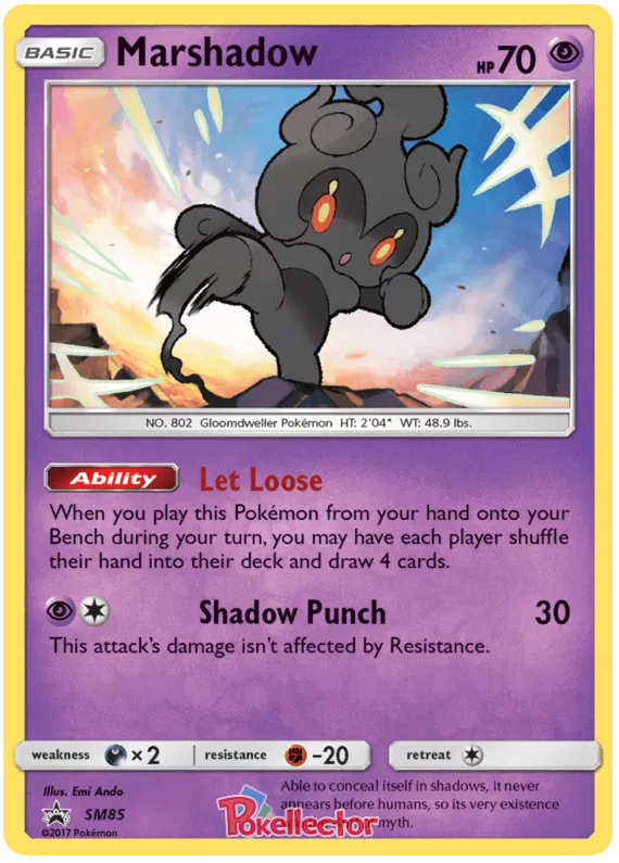 Marshadow - Sun & Moon Promos #85