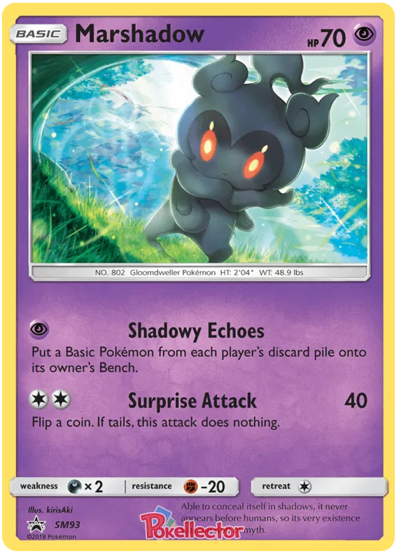 Marshadow - Sun & Moon Promos #93