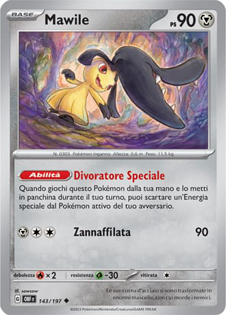 Mawile - Ossidiana Infuocata #143