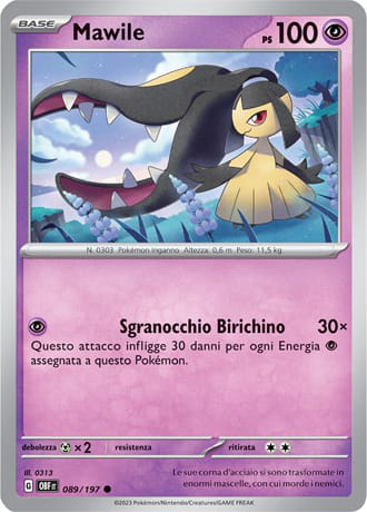 Mawile - Ossidiana Infuocata #89