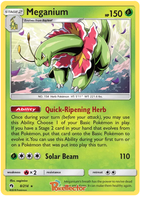 Meganium - Lost Thunder #8