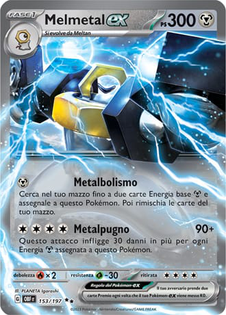 Melmetal ex - Ossidiana Infuocata #153