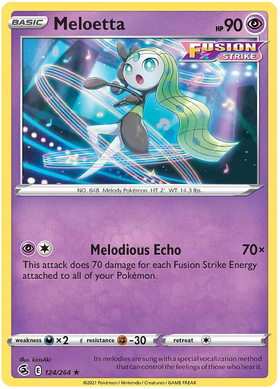 Meloetta - Fusion Strike #124