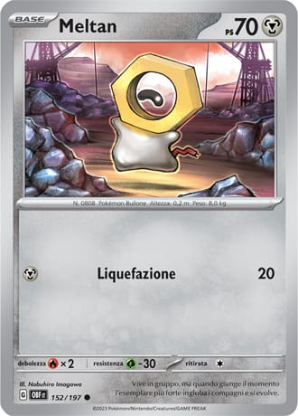 Meltan - Ossidiana Infuocata #152