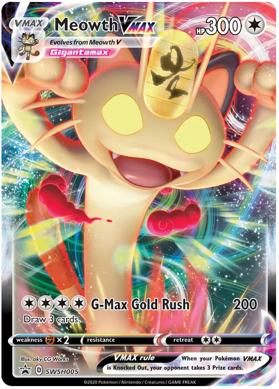 Meowth VMAX - Sword & Shield Promos #5