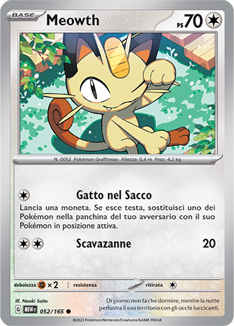 Meowth - Scarlatto & Violetto - 151 #52