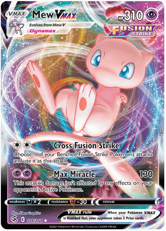 Mew VMAX - Fusion Strike #114