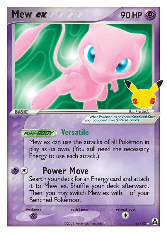 Mew ex (Celebrations Promo) - EX Legend Maker #88