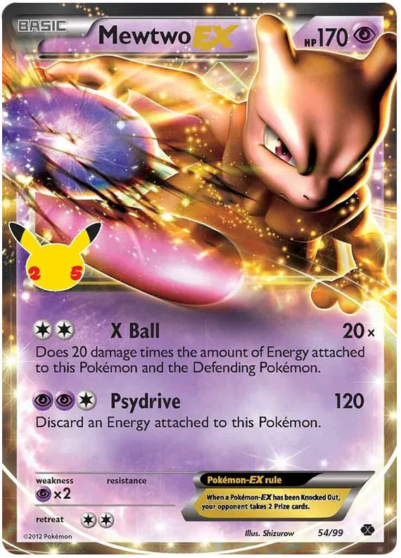 Mewtwo EX (Celebrations Promo) - Next Destinies #54