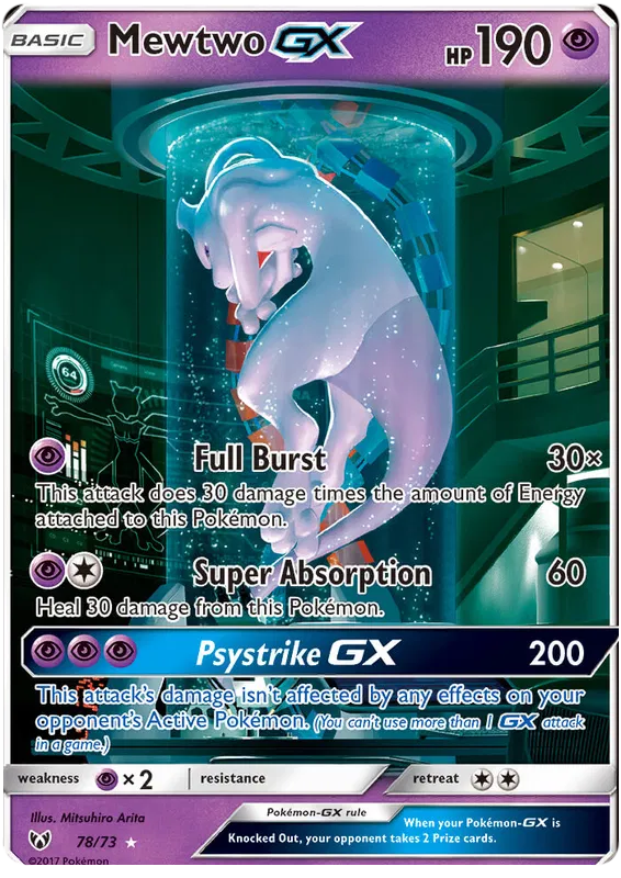 Mewtwo GX - Shining Legends #78