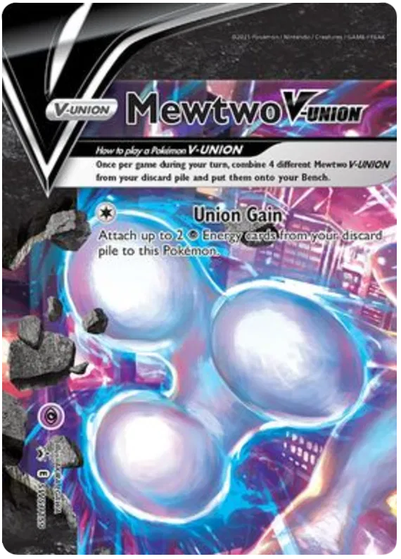 Mewtwo V-Union - Sword & Shield Promos #159