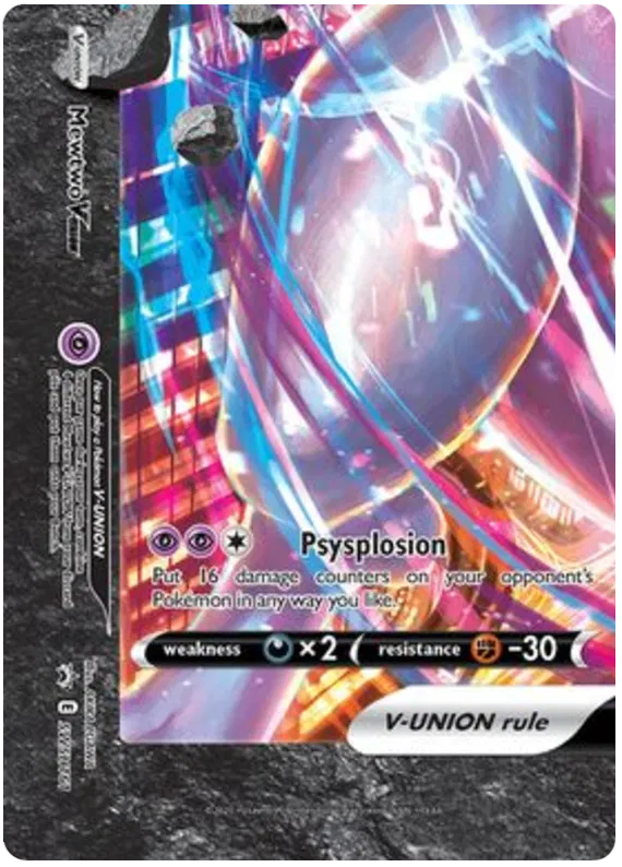 Mewtwo V-Union - Sword & Shield Promos #161