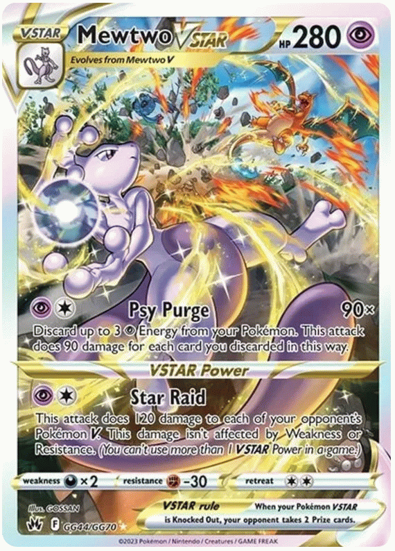 Mewtwo VSTAR - Crown Zenith - Galarian Gallery #44