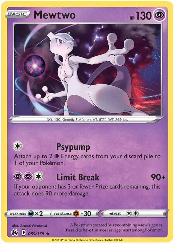 Mewtwo - Crown Zenith #59