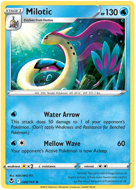 Milotic - Tempesta Argentata #40