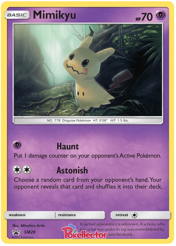 Mimikyu - Sun & Moon Promos #29